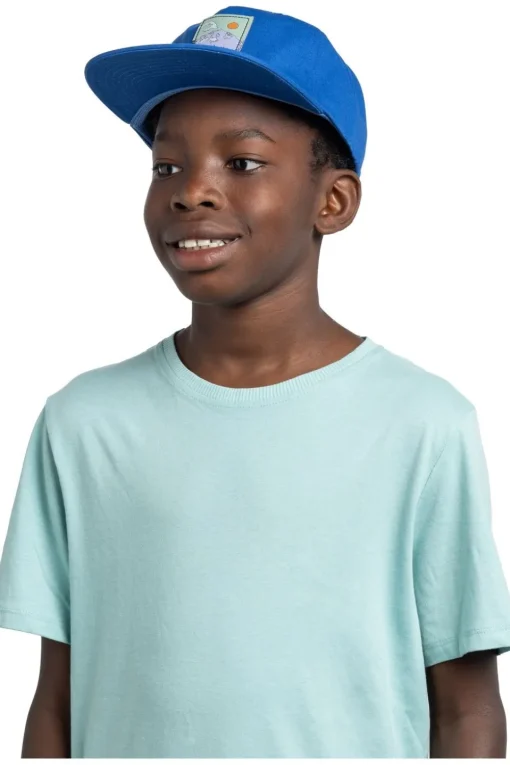 Buff Pet Snapback Cap Solid Azure