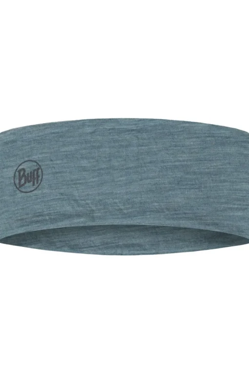 Buff Sjaal Lw Merino Wool Headband Solid Pool