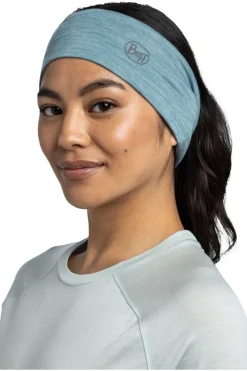 Buff Sjaal Lw Merino Wool Headband Solid Pool