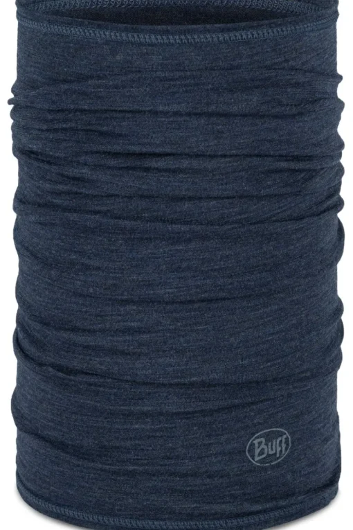Buff Sjaal Merino Lightweight Wool Solid Night Blue