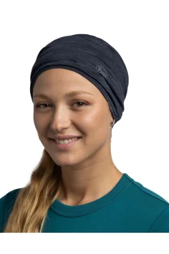 Buff Sjaal Merino Lightweight Wool Solid Night Blue