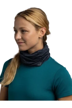 Buff Sjaal Merino Lightweight Wool Solid Night Blue