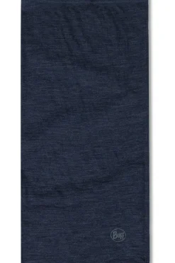 Buff Sjaal Merino Lightweight Wool Solid Night Blue