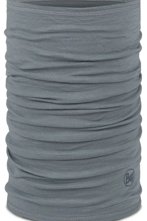 Buff Sjaal Merino Lightweight Solid Flint