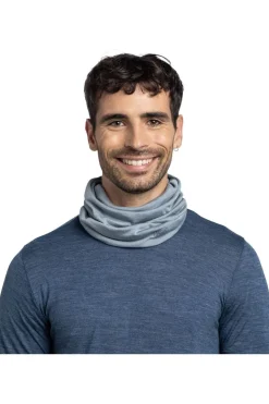 Buff Sjaal Merino Lightweight Solid Flint