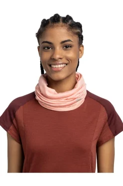 Buff Sjaal Merino Lightweight Solid Coral