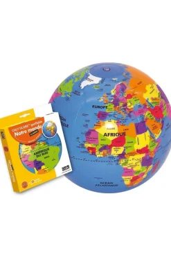 Caly Toys Globe gonflable 30 cm notre monde politique