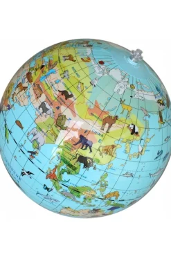 Caly Toys Opblaasbare wereldbol 30 cm