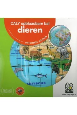 Caly Toys Opblaasbare wereldbol 30 cm