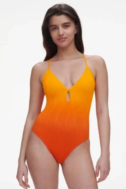 CHANTELLE Badpak Wirefree Plunge T-Shirt Swimsuit
