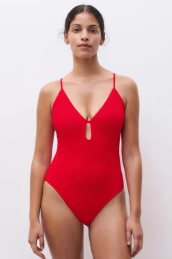 CHANTELLE Badpak Wirefree Plunge T-Shirt Swimsuit