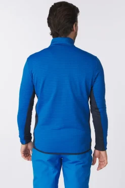 CMP Fleece Man Ski Full Zip Striped Stretch Fleece