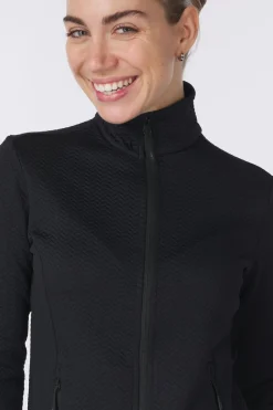 CMP Fleece Woman Ski Full Zip Stretch Jacquard