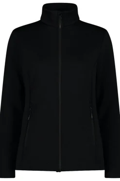 CMP Fleece Woman Ski Full Zip Stretch Jacquard