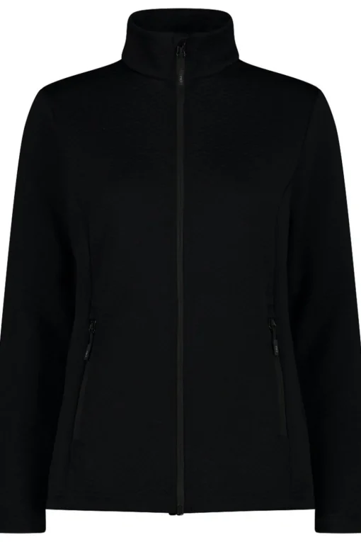 CMP Fleece Woman Ski Full Zip Stretch Jacquard