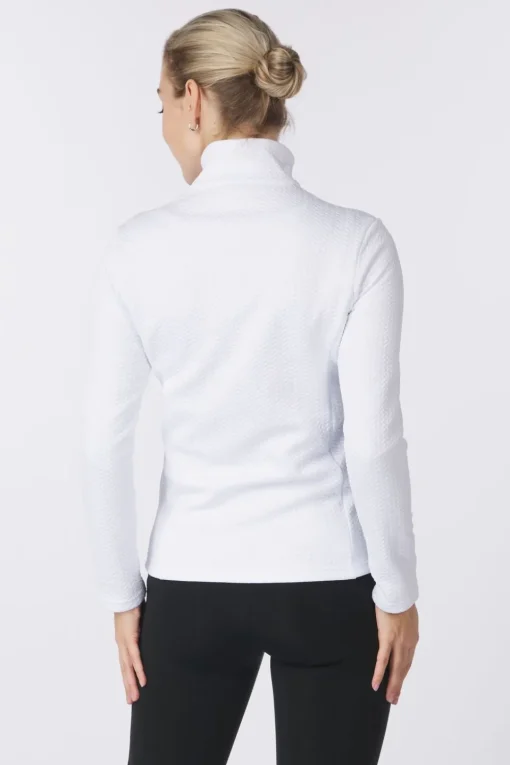 CMP Fleece Woman Ski Full Zip Stretch Jacquard