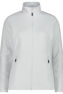 CMP Fleece Woman Ski Full Zip Stretch Jacquard