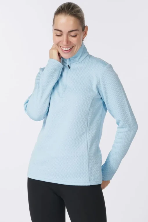CMP Fleece Woman Ski Sweat Stretch Jacquard