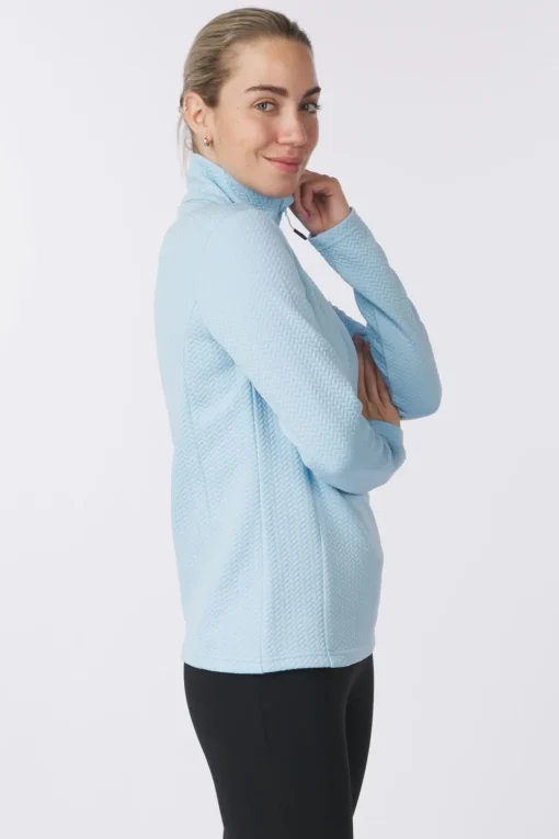 CMP Fleece Woman Ski Sweat Stretch Jacquard