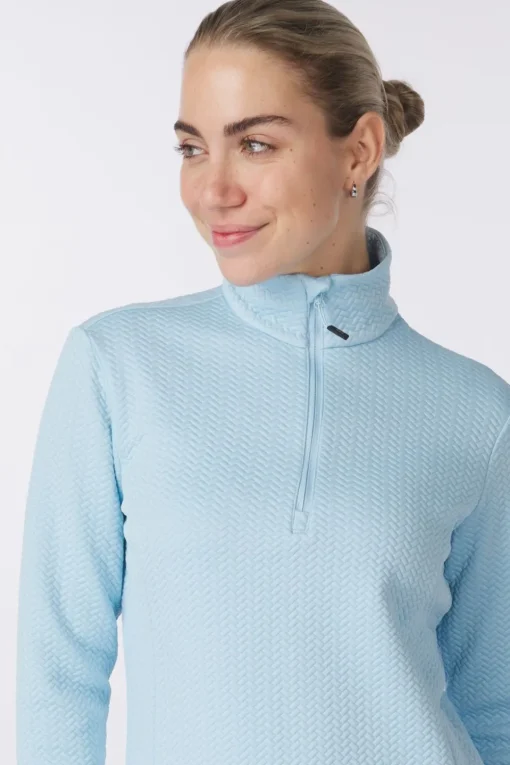 CMP Fleece Woman Ski Sweat Stretch Jacquard