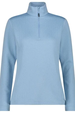CMP Fleece Woman Ski Sweat Stretch Jacquard
