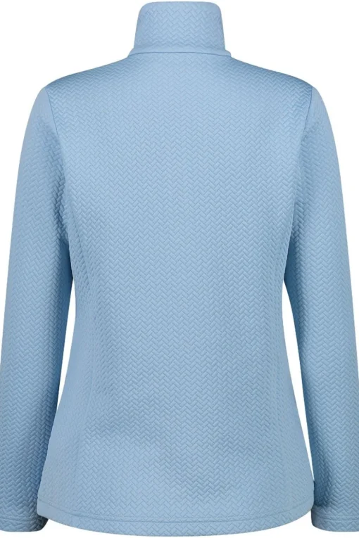 CMP Fleece Woman Ski Sweat Stretch Jacquard