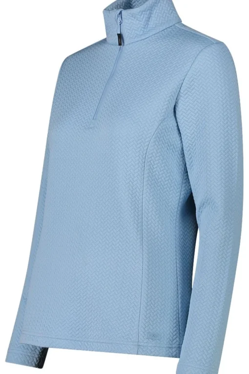 CMP Fleece Woman Ski Sweat Stretch Jacquard