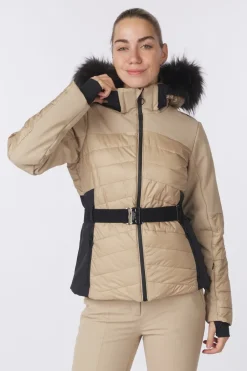 CMP Ski-Jas Woman Ski Jacket With Belt And Fur