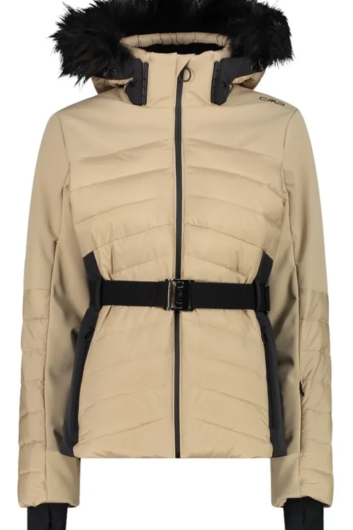 CMP Ski-Jas Woman Ski Jacket With Belt And Fur