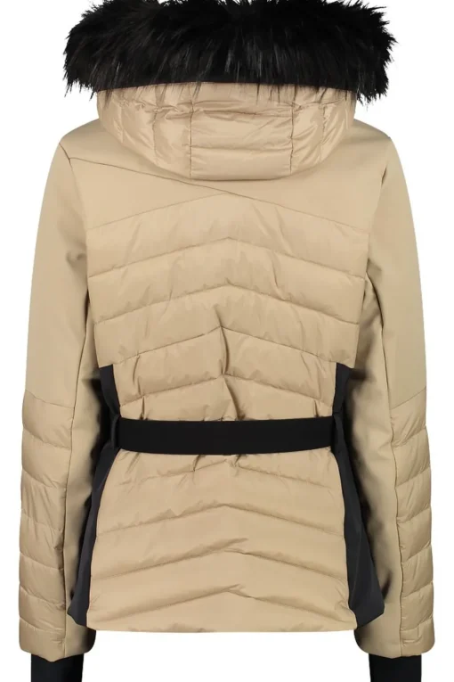 CMP Ski-Jas Woman Ski Jacket With Belt And Fur