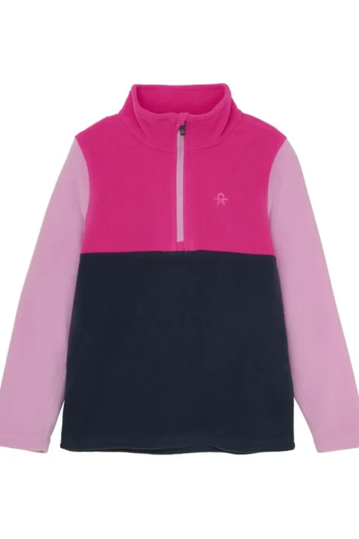 Color Kids Fleece Fleece Pulli - Colorblock