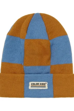 Color Kids Muts Hat - Check Pattern