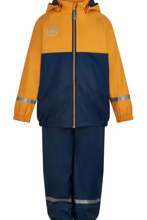 Color Kids Regenjas Rain Set - Fleece Lining - Pu