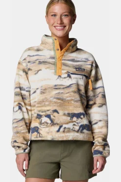 Columbia Fleece Helvetia™ II Printed Cropped Half Snap