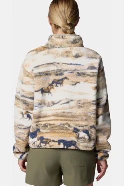 Columbia Fleece Helvetia™ II Printed Cropped Half Snap