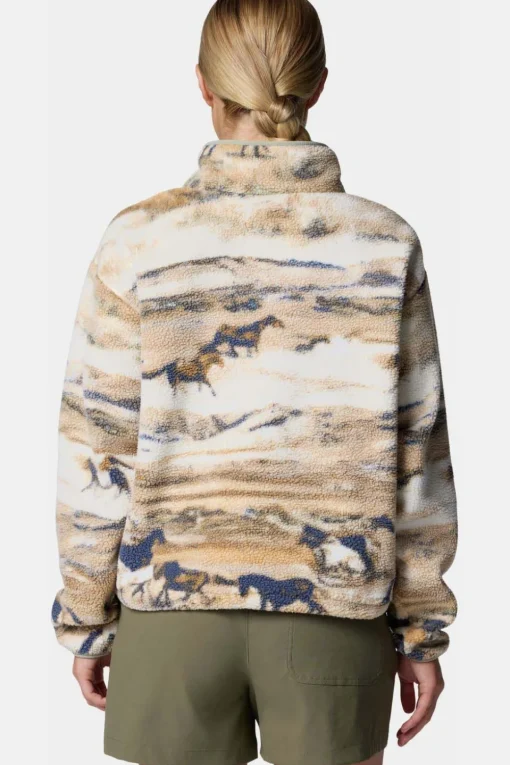 Columbia Fleece Helvetia™ II Printed Cropped Half Snap