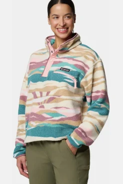Columbia Fleece Helvetia™ II Printed Cropped Half Snap