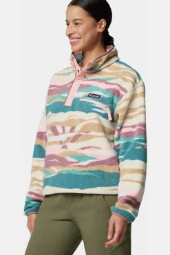 Columbia Fleece Helvetia™ II Printed Cropped Half Snap