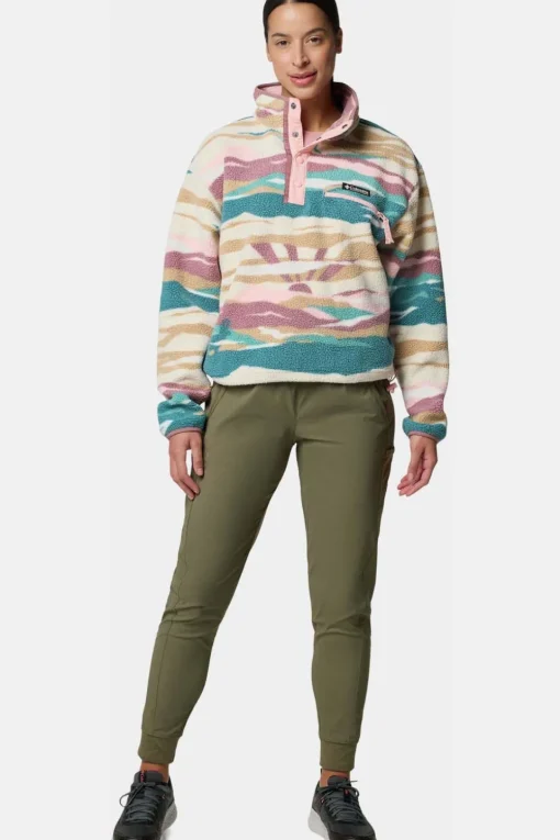 Columbia Fleece Helvetia™ II Printed Cropped Half Snap