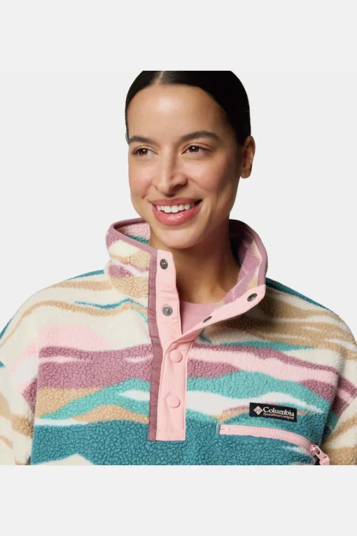 Columbia Fleece Helvetia™ II Printed Cropped Half Snap