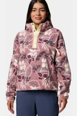 Columbia Fleece Helvetia™ II Printed Cropped Half Snap