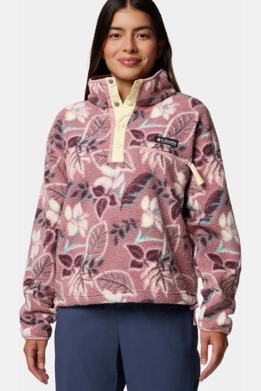 Columbia Fleece Helvetia™ II Printed Cropped Half Snap