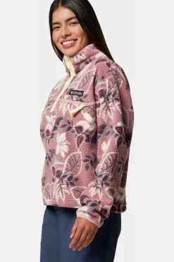 Columbia Fleece Helvetia™ II Printed Cropped Half Snap