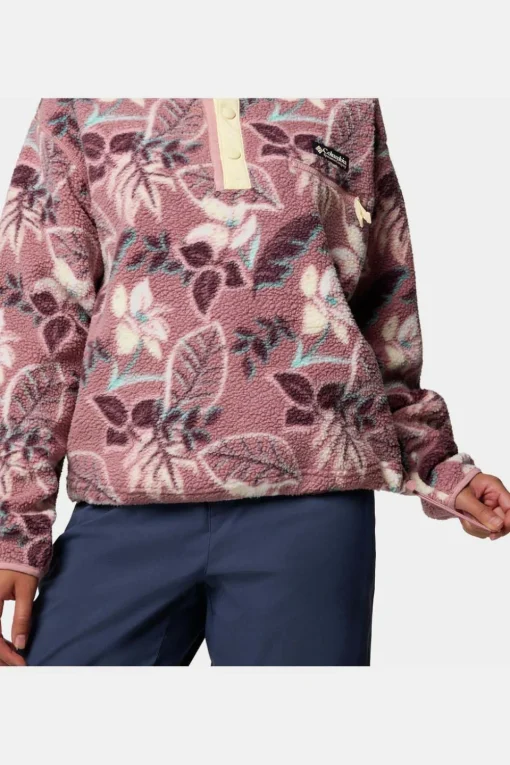 Columbia Fleece Helvetia™ II Printed Cropped Half Snap