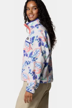 Columbia Fleece Helvetia™ II Printed Cropped Half Snap