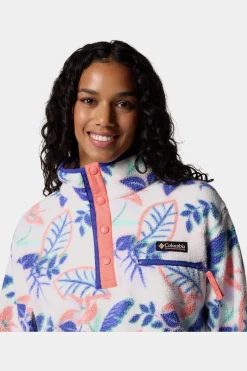 Columbia Fleece Helvetia™ II Printed Cropped Half Snap