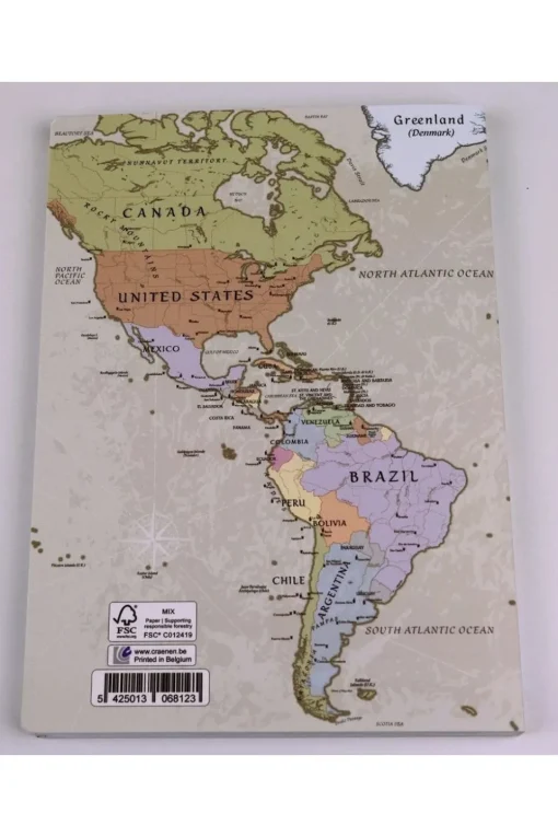 CRAENEN Boek Notitieboekje A5 Wereld Vintage