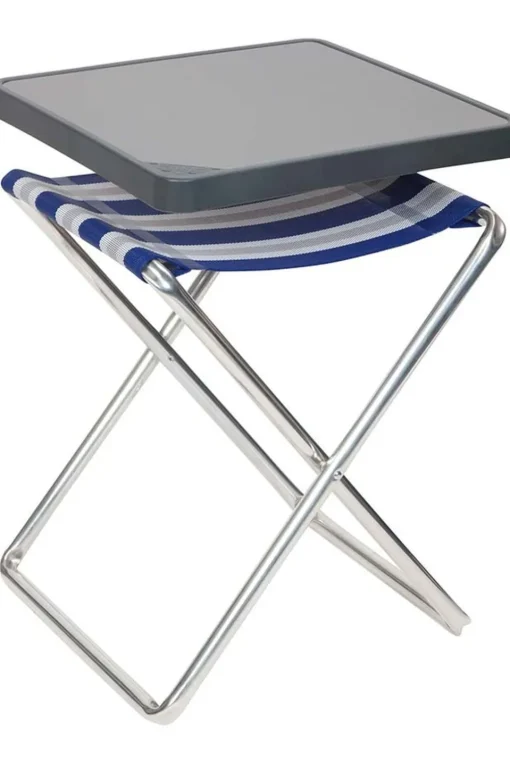 Crespo Campingtafel Cr Oplegblad M/201-G-89 Zwart