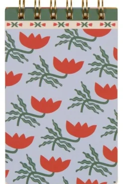 Designwork Ink Agenda A Dopo Flower Twin Wire Notepad