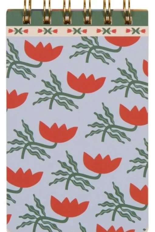 Designwork Ink Agenda A Dopo Flower Twin Wire Notepad